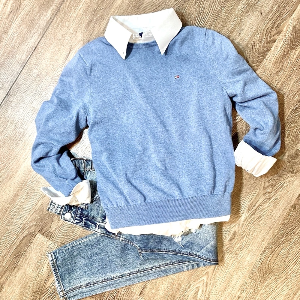 SOLD Tommy Hilfiger crew neck sweater - Picture 1 of 8